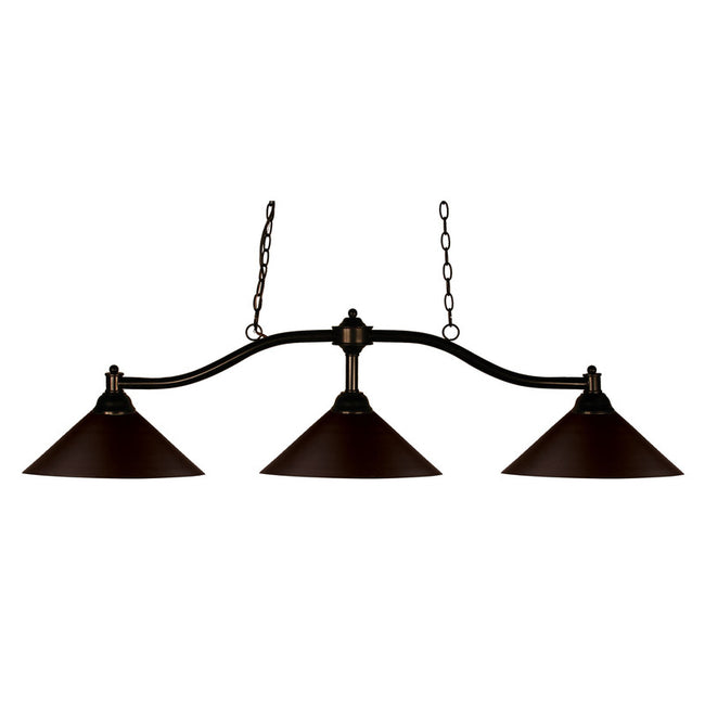 Z-Lite 147BRZ-M - Chance 3 Light 50" Chandelier