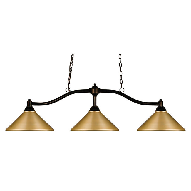 Z-Lite 147BRZ-M - Chance 3 Light 50" Chandelier