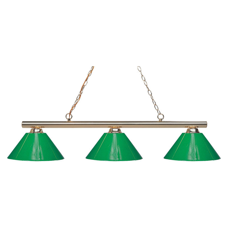 155-3-P - Sharp Shooter 3 Light 48" Chandelier