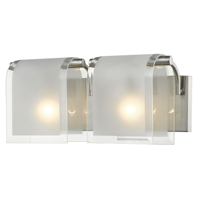 169-2V-BN - Zephyr 2 Light 15" Vanity Light