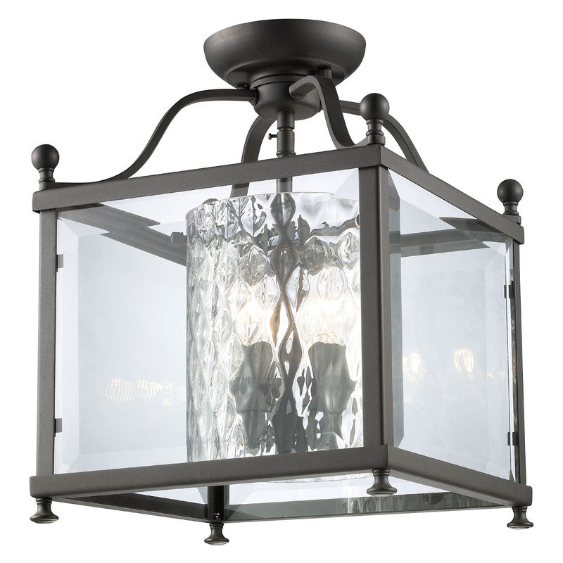 Z-Lite 176-3SF-M - Fairview 3 Light 11" Flush Mount