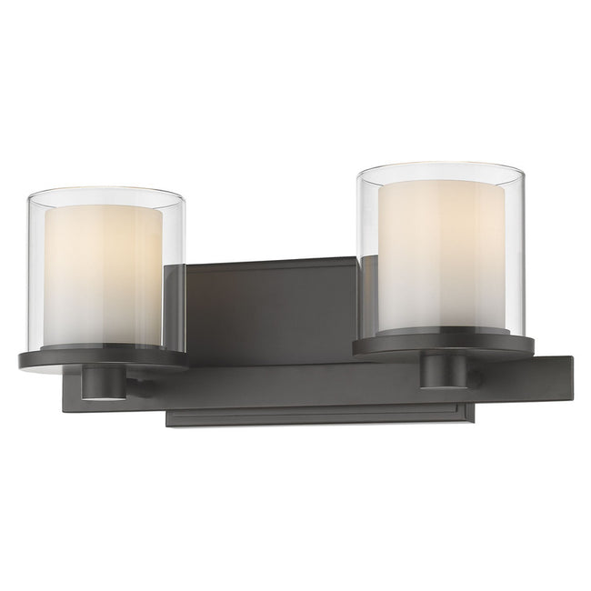 1918-2V-BRZ-LED - Schema 2 Light 15" Vanity Light