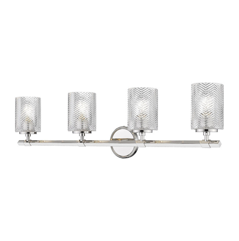 Z-Lite 1934-4V - Dover Street 4 Light 33" Vanity Light