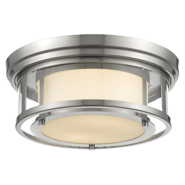 Z-Lite 2005F13 - Luna 2 Light 13" Flush Mount