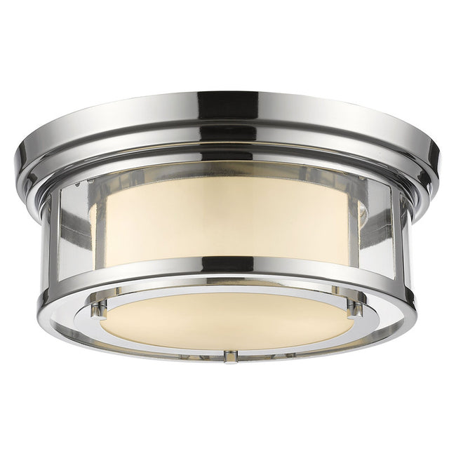 Z-Lite 2005F13 - Luna 2 Light 13" Flush Mount