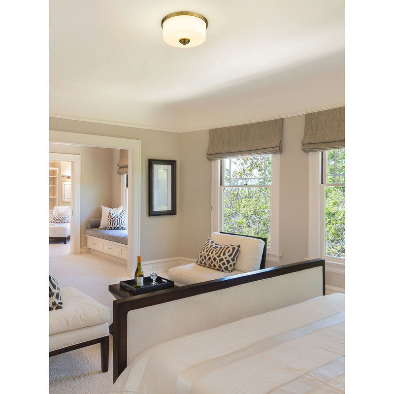 Z-Lite 220F2 - Arlington 2 Light 12" Flush Mount