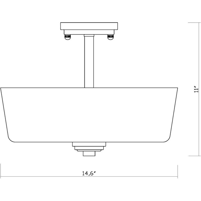 Z-Lite 220SF3 - Arlington 3 Light 15" Flush Mount