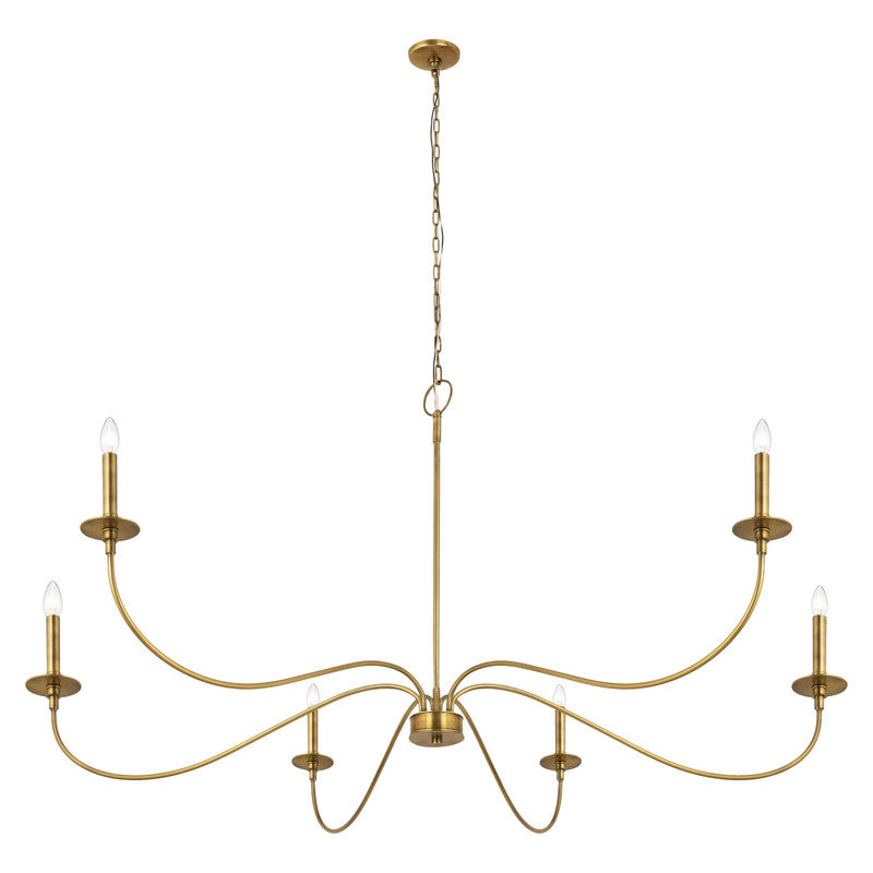 Z-Lite 2301-63 - Arrington 6 Light 63" Chandelier
