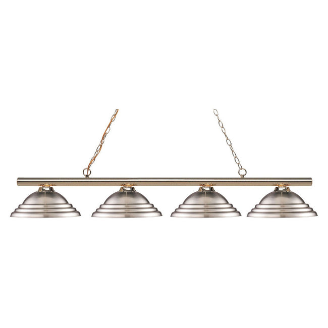 Z-Lite 24204-S - Sharp Shooter 4 Light 88" Chandelier