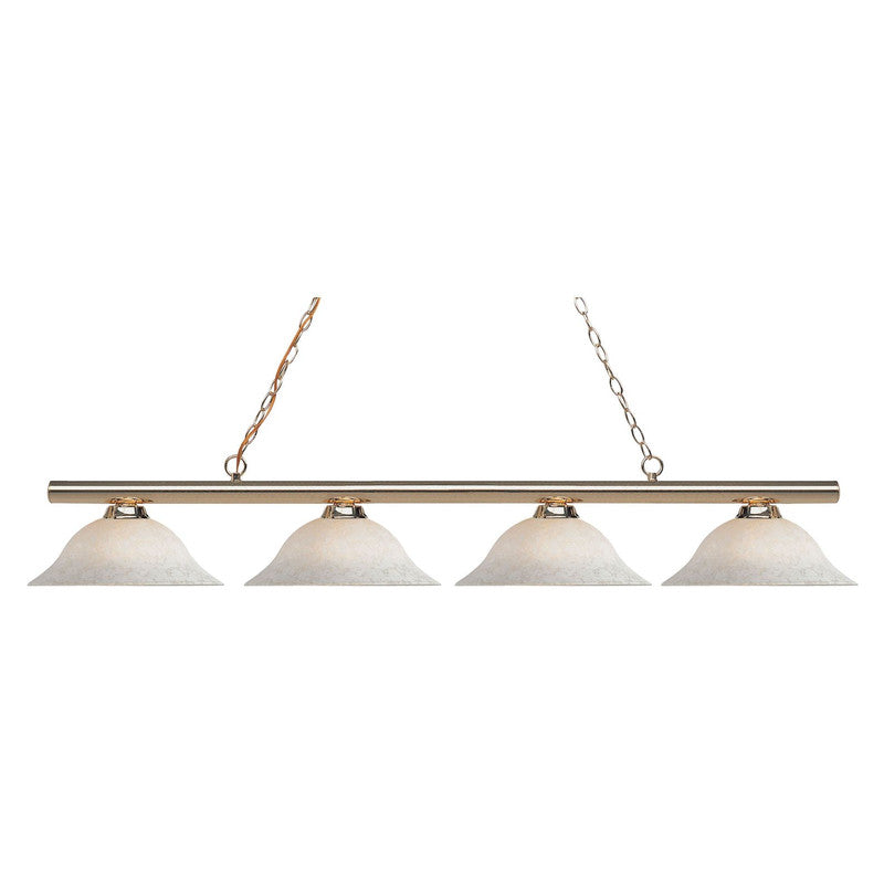 Z-Lite 24204-W - Sharp Shooter 4 Light 88" Chandelier