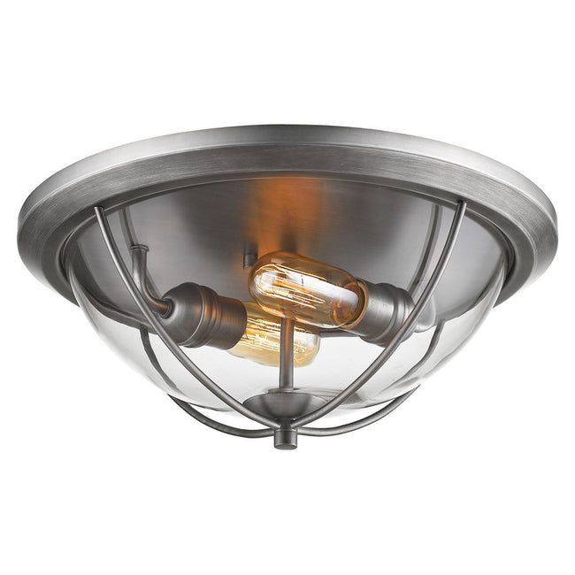 Z-Lite 3000F2 - Persis 2 Light 15" Flush Mount