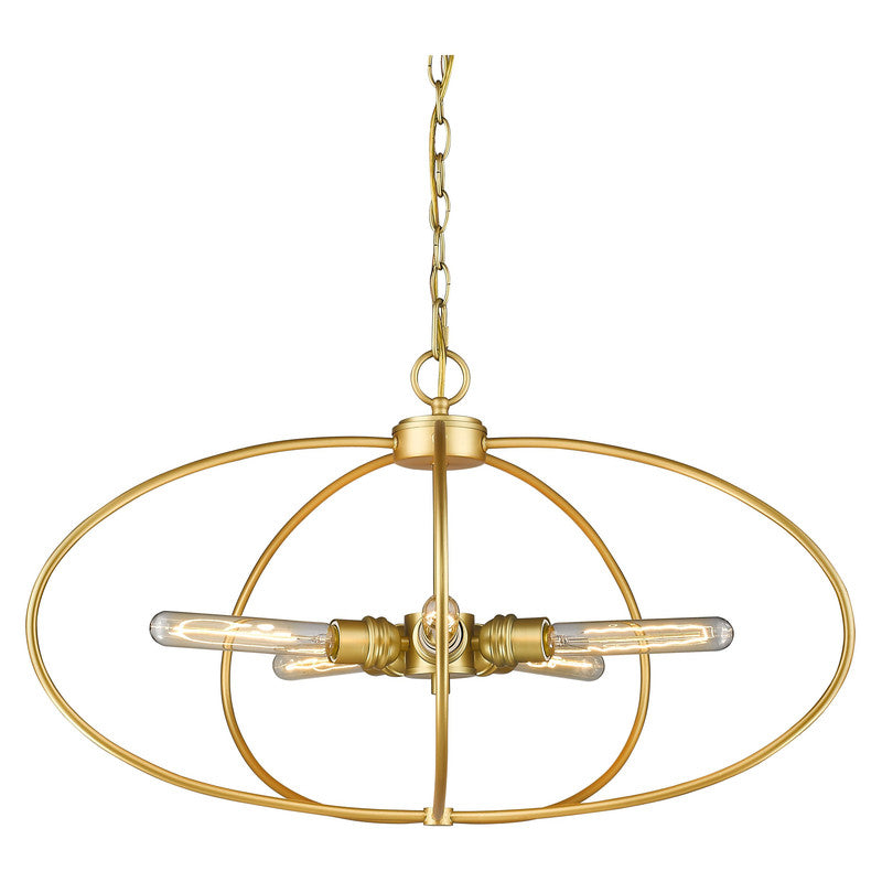 Z-Lite 3000P - Persis 5 Light 28" Pendant