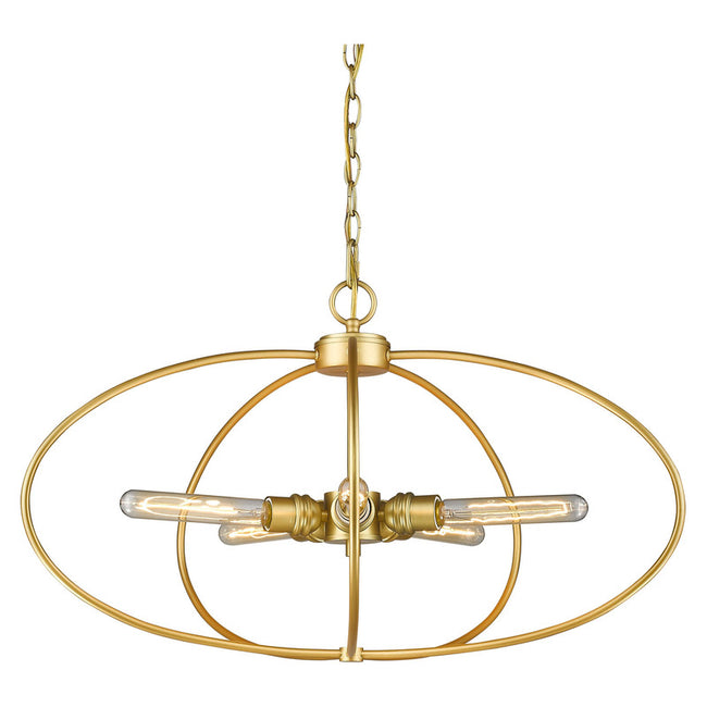 Z-Lite 3000P - Persis 5 Light 28" Pendant