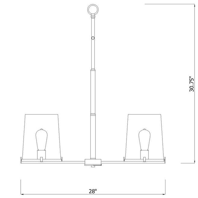 Z-Lite 3032-3 - Callista 3 Light 28" Chandelier