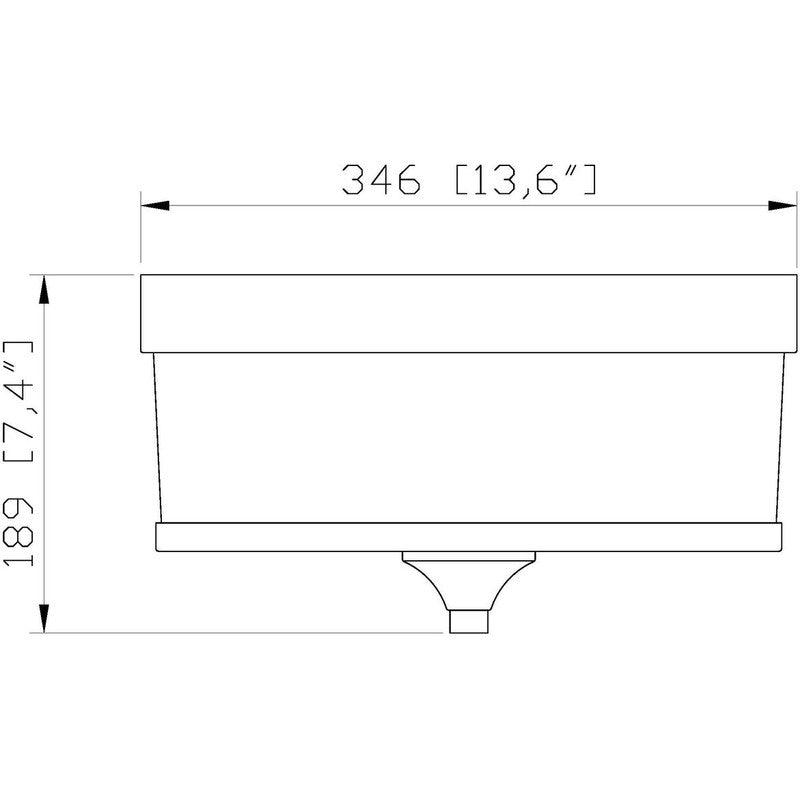 Z-Lite 307F - Cosmopolitan 3 Light 13" Flush Mount
