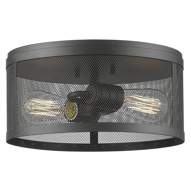 Z-Lite 331F12 - Meshsmith 2 Light 12" Flush Mount