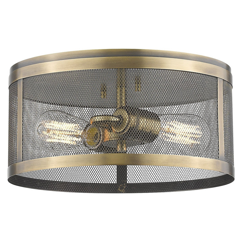 Z-Lite 331F12 - Meshsmith 2 Light 12" Flush Mount