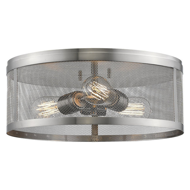 Z-Lite 331F14 - Meshsmith 3 Light 15" Flush Mount