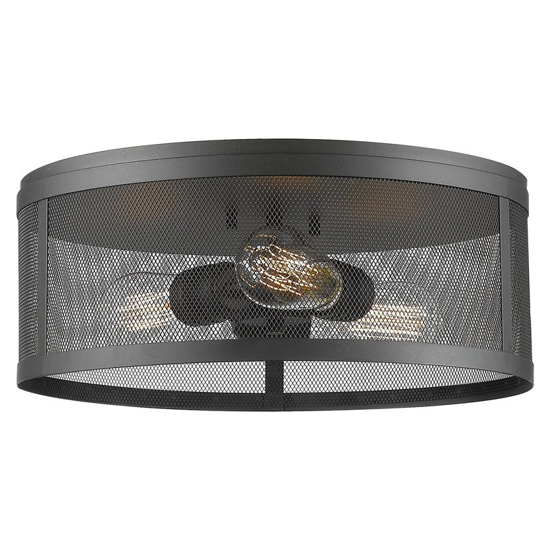 Z-Lite 331F14 - Meshsmith 3 Light 15" Flush Mount