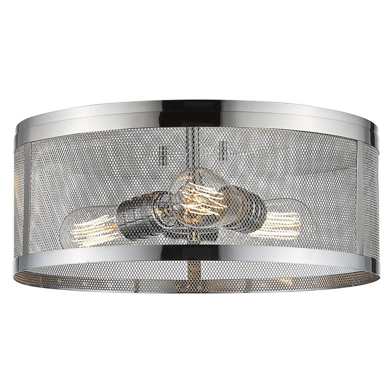 Z-Lite 331F14 - Meshsmith 3 Light 15" Flush Mount