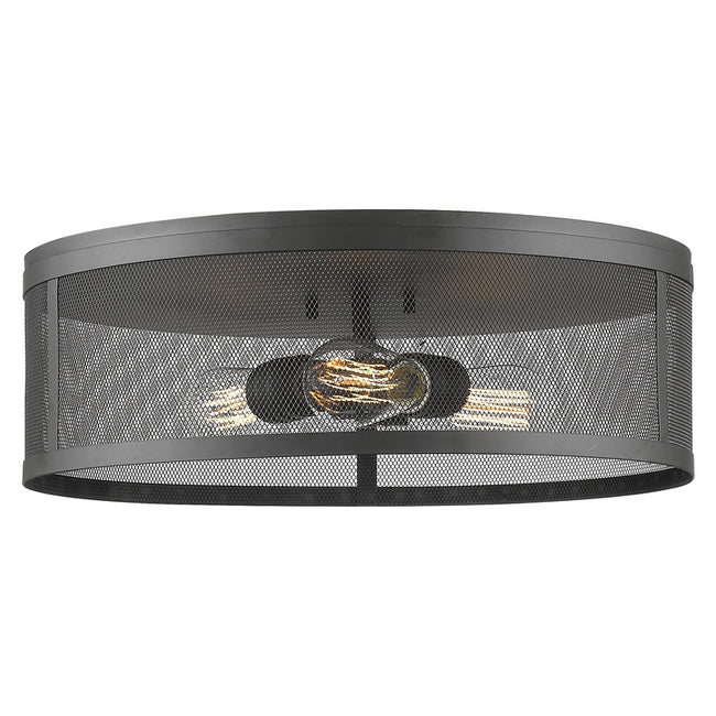 Z-Lite 331F18 - Meshsmith 3 Light 18" Flush Mount