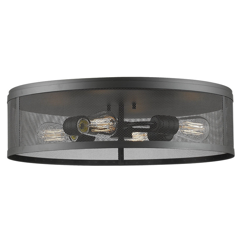 Z-Lite 331F21 - Meshsmith 4 Light 21" Flush Mount