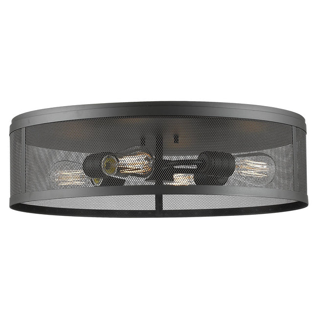 Z-Lite 331F21 - Meshsmith 4 Light 21" Flush Mount