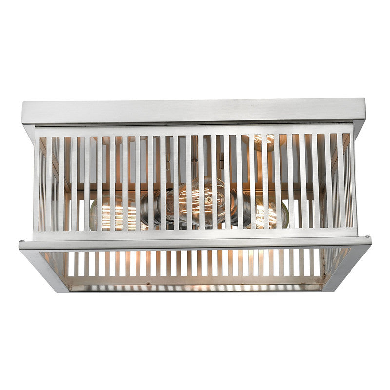 Z-Lite 333F3 - Camellia 3 Light 15" Flush Mount