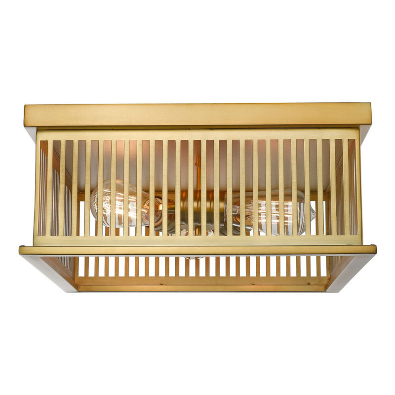 Z-Lite 333F3 - Camellia 3 Light 15" Flush Mount