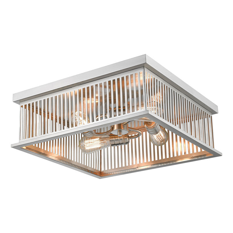 Z-Lite 333F4 - Camellia 4 Light 18" Flush Mount