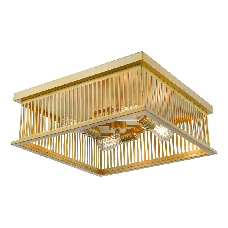 Z-Lite 333F4 - Camellia 4 Light 18" Flush Mount