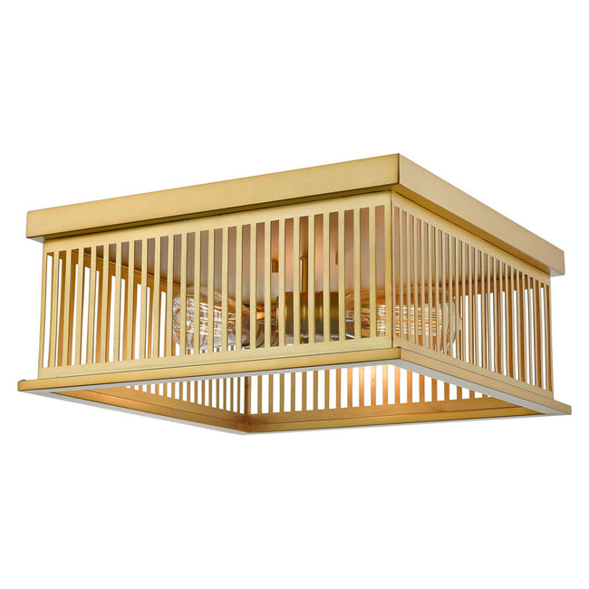 Z-Lite 333F3 - Camellia 3 Light 15" Flush Mount