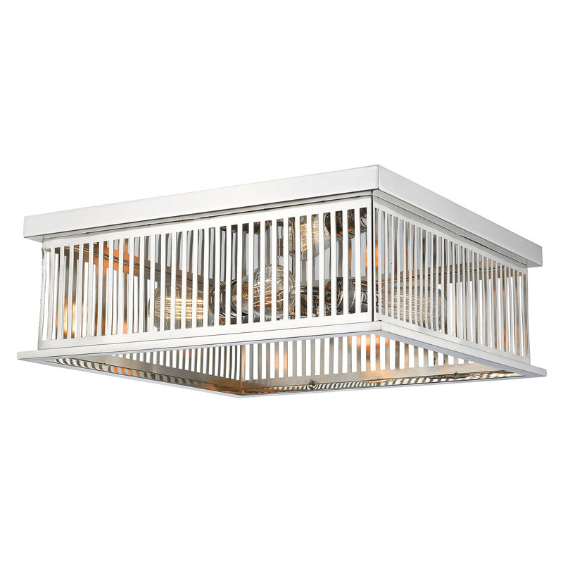Z-Lite 333F4 - Camellia 4 Light 18" Flush Mount