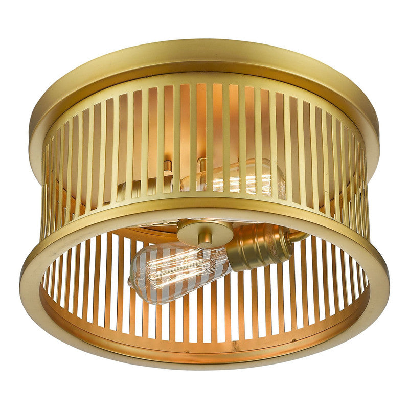 Z-Lite 334F2 - Camellia 2 Light 13" Flush Mount