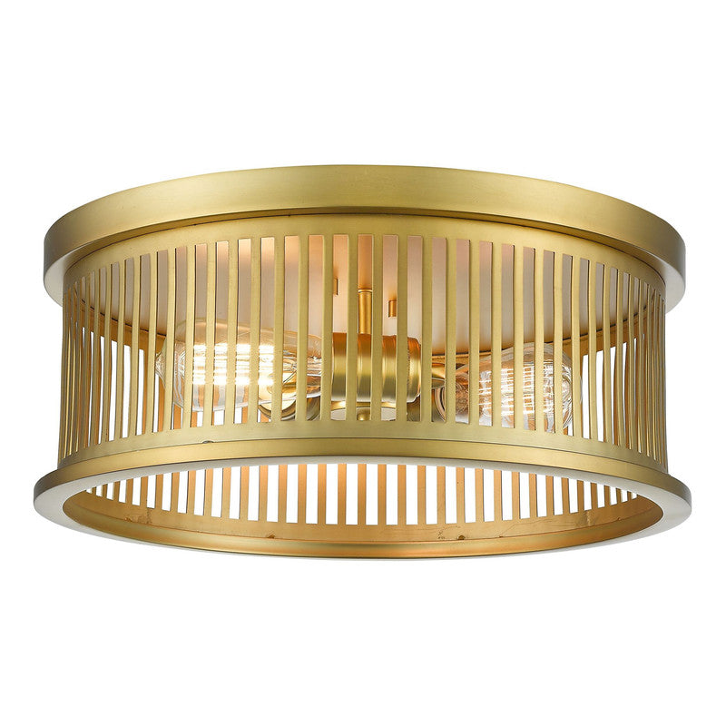 Z-Lite 334F3 - Camellia 3 Light 16" Flush Mount