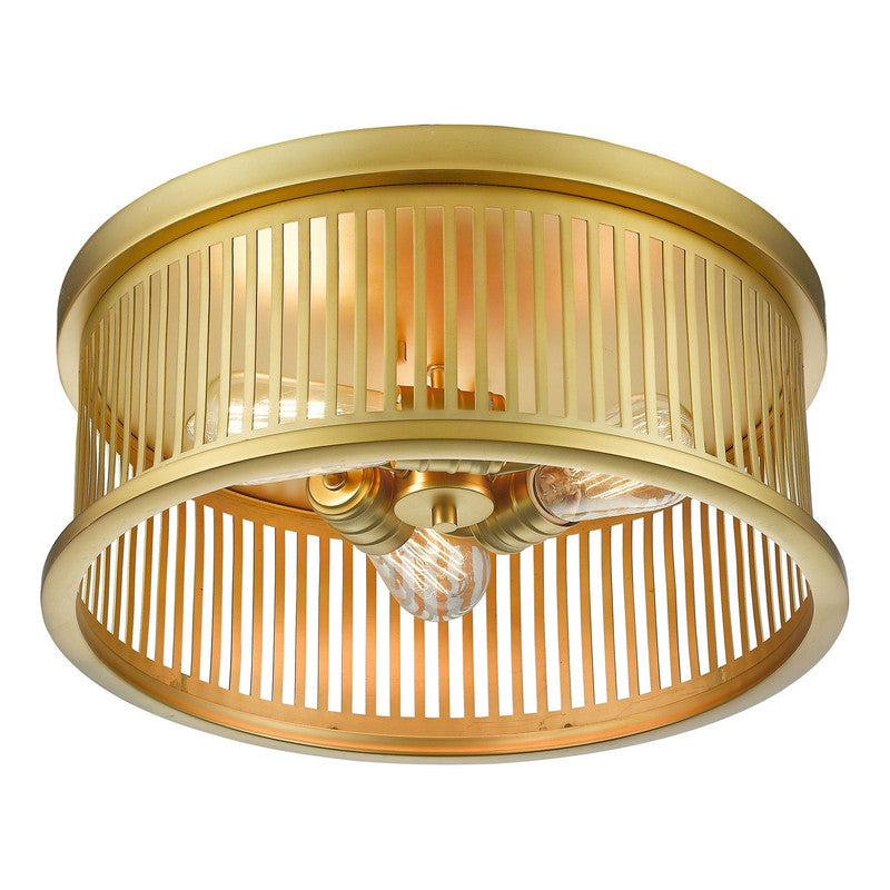 Z-Lite 334F3 - Camellia 3 Light 16" Flush Mount