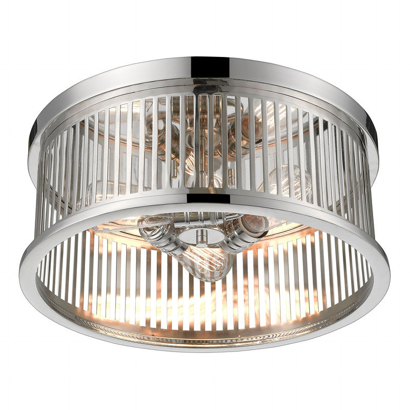 Z-Lite 334F3 - Camellia 3 Light 16" Flush Mount