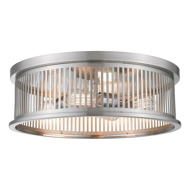 Z-Lite 334F4 - Camellia 4 Light 20" Flush Mount