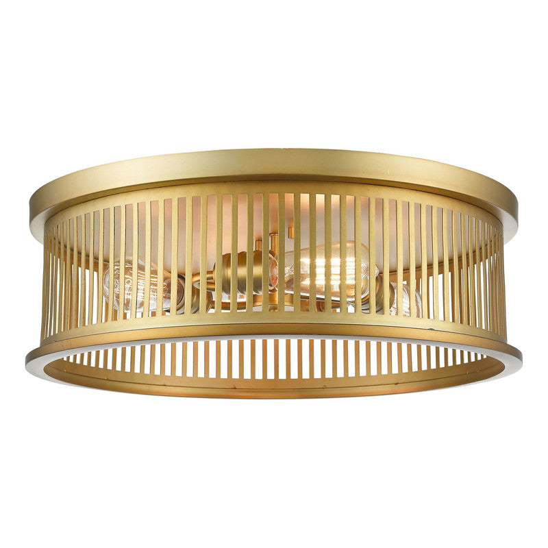 Z-Lite 334F4 - Camellia 4 Light 20" Flush Mount