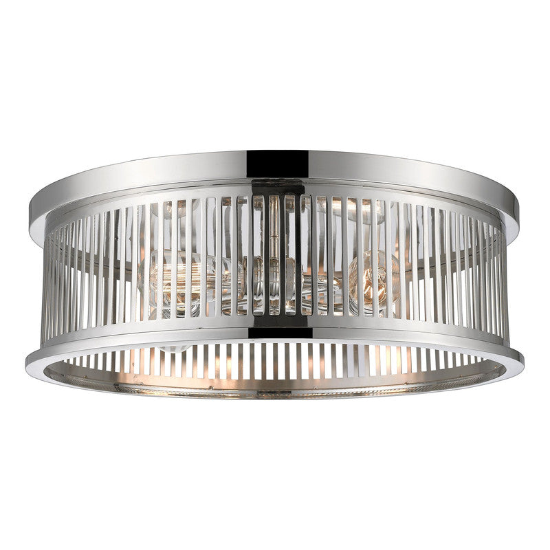 Z-Lite 334F4 - Camellia 4 Light 20" Flush Mount