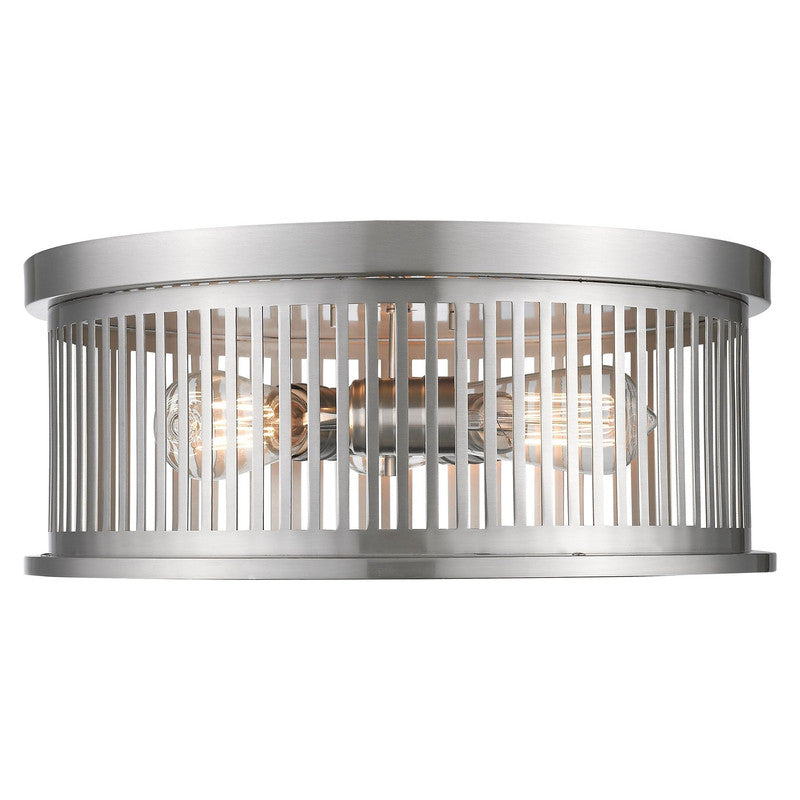 Z-Lite 334F3 - Camellia 3 Light 16" Flush Mount