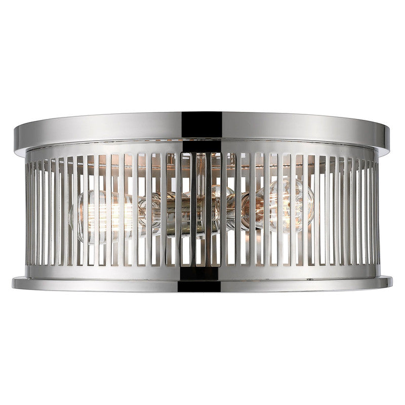 Z-Lite 334F3 - Camellia 3 Light 16" Flush Mount