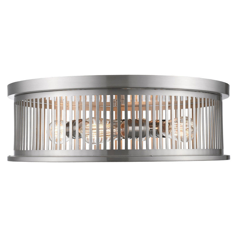 Z-Lite 334F4 - Camellia 4 Light 20" Flush Mount