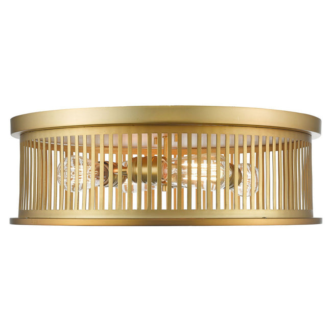 Z-Lite 334F4 - Camellia 4 Light 20" Flush Mount