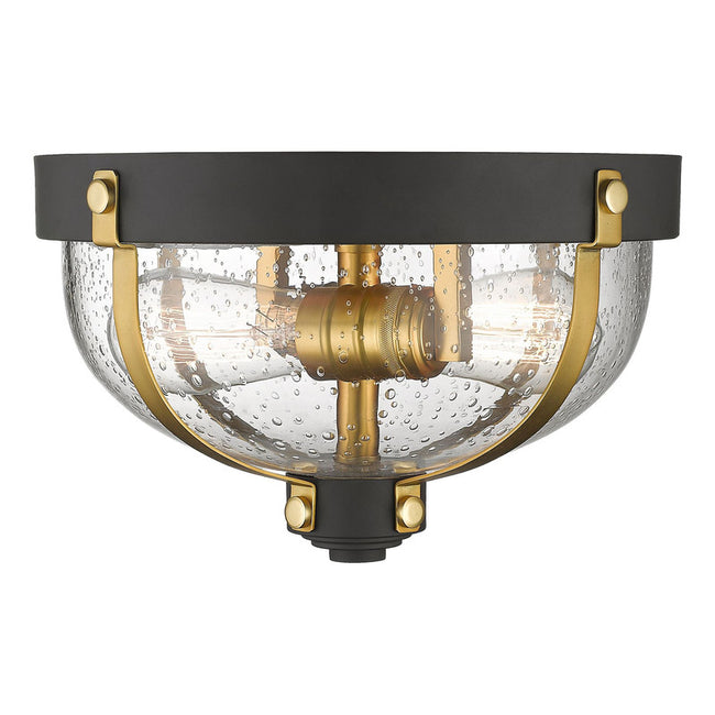 Z-Lite 337F2 - Burren 2 Light 12" Flush Mount