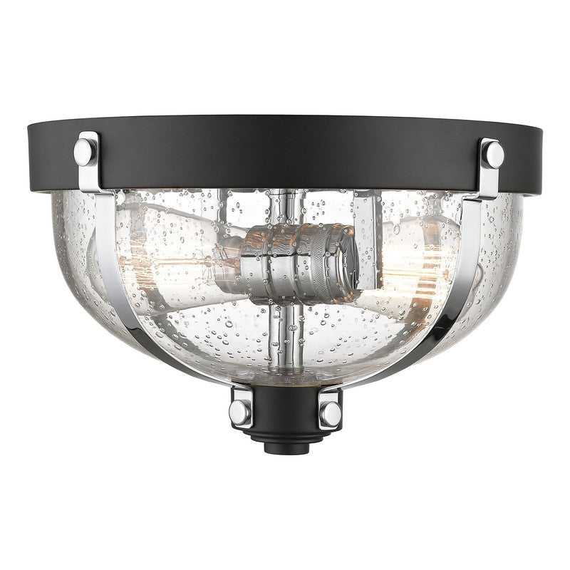 Z-Lite 337F2 - Burren 2 Light 12" Flush Mount
