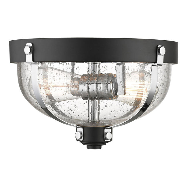 Z-Lite 337F2 - Burren 2 Light 12" Flush Mount