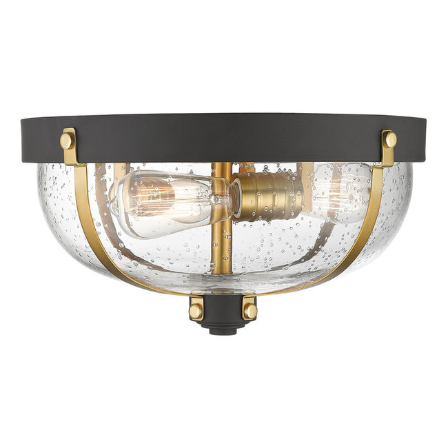 Z-Lite 337F3 - Burren 3 Light 15" Flush Mount