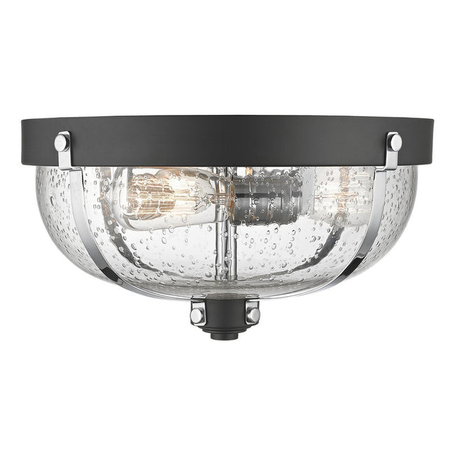 Z-Lite 337F3 - Burren 3 Light 15" Flush Mount