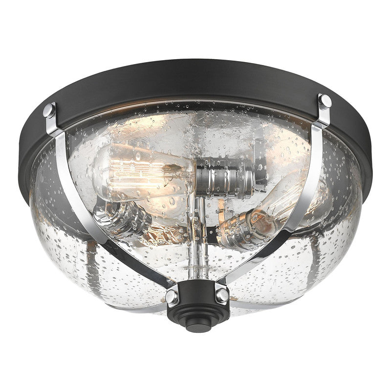 Z-Lite 337F3 - Burren 3 Light 15" Flush Mount